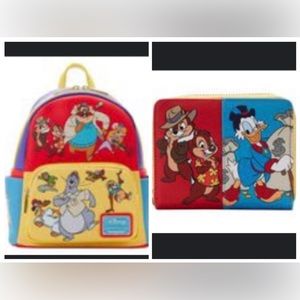 Loungefly
DISNEY Afternoon Cartoons Color Block Mini Backpack & Wallet